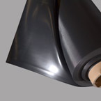 Rollo Lamina PVC. 0.8mm. No interperie. 20x1.5=30m cuadrados, color negro