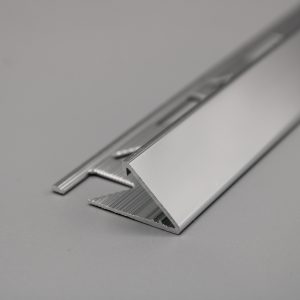 Oblicuo Aluminio Plata Brillo