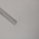 Ángulo Aluminio 12.5x12.5 Plata Mate