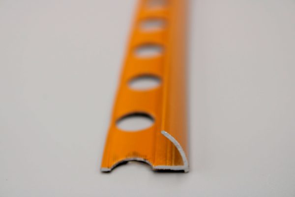 Guardacanto Aluminio 8.5mm Caramelo