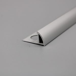 Guardacanto Cerrado 11mm Aluminio Plata Mate