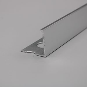 Guardacanto Plano 20mm Aluminio Plata Brillo