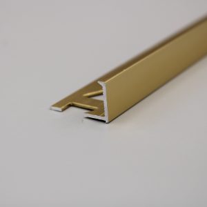 Guardacanto Plano Aluminio 10.5mm Oro