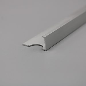 Guardacanto Plano 8.5 Aluminio Plata Mate