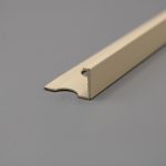 Guardacanto Plano Aluminio Marfil