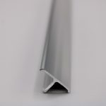 Listelo Aluminio 20 mm Plata Brillo