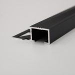 Peldaño aluminio interior negro