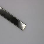 Listelo "U" 20mm Acero Titanio