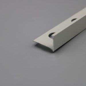 Guardacanto Plano Aluminio 12 mm Arena Gris Claro